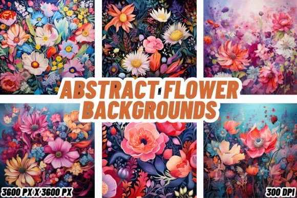 Abstract Flower Backgrounds: Elevate Your Digital Canvas