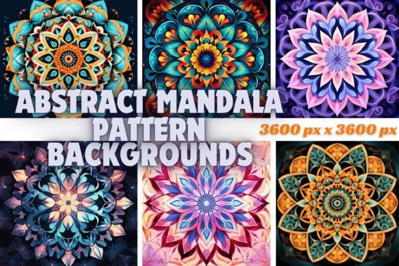 Abstract Mandala Pattern Backgrounds: Your New Design Secret Weapon