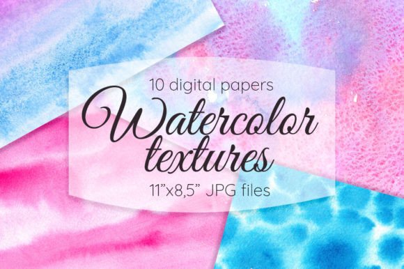 Blue Pink Watercolor Backgrounds: Elevate Your Designs