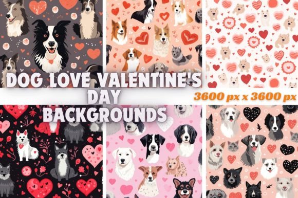 Dog Love Valentine's Day Backgrounds: A Designer's Guide