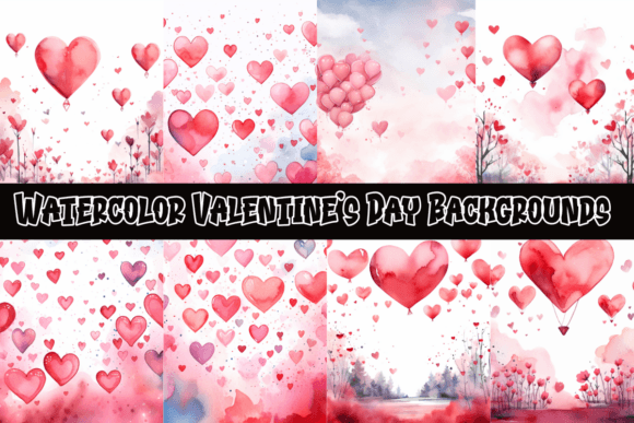 Infuse Romance: Using Watercolor Valentine’s Day Backgrounds