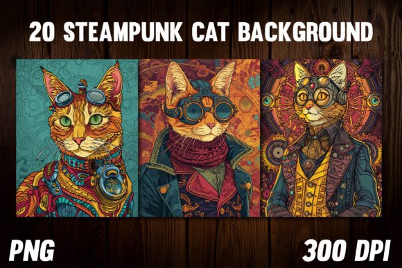 Steampunk Cat Backgrounds for Covers 3: A Creative Deep Dive