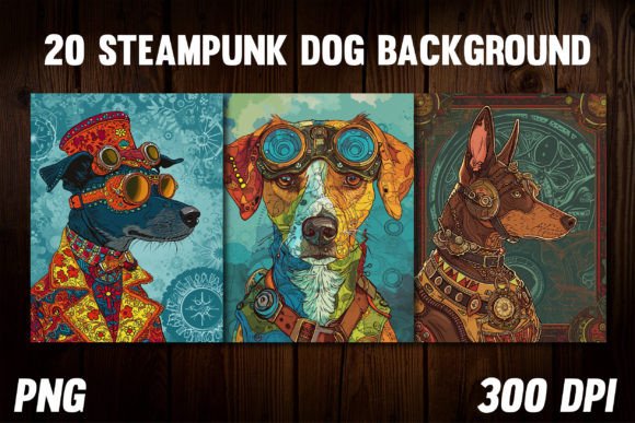 Steampunk Dog Backgrounds for Covers: A Creative Guide