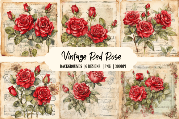 The Enduring Appeal of Vintage Red Rose Backgrounds