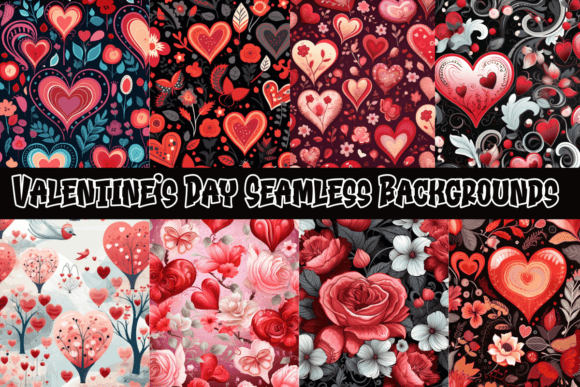 Valentine's Day Seamless Backgrounds: A Designer's Toolkit for Romance